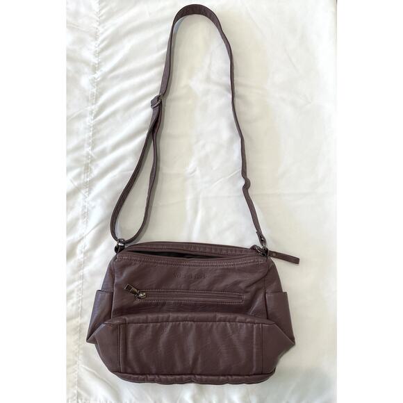 Volganik Rock Crossbody Lightweight Shoulder Travel Bag Lavender Purple NWOT - Picture 8 of 9